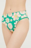 Roxy chiloti de baie cu două fețe culoarea verde