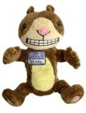 Scaredy Squirrel Puppet: 12&quot;&quot;