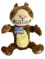 Scaredy Squirrel Puppet: 12&quot;&quot;