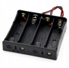Suport baterii 4x18650, plastic ABS, cu cablu, 14.8V, 4S, DIY, Arduino, electronica, CE Contact Electric