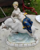 Porțelan vechi german, Katzhutte Thuringia, Europa pe taur, reducere