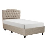 Cumpara ieftin Pat 1 persoana Lanse Pako World Crem 120x200x10 cm