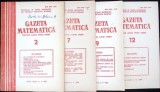 REVISTA GAZETA MATEMATICA ANUL 1980, NR. 2, 7, 9, 12 (4 REVISTE)-COLECTIV-339326