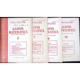 REVISTA GAZETA MATEMATICA ANUL 1980, NR. 2, 7, 9, 12 (4 REVISTE)-COLECTIV-339326