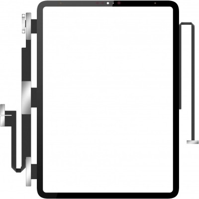 Touchscreen Forward Guard OCA pentru Apple iPad Pro 11 (2020), Negru foto