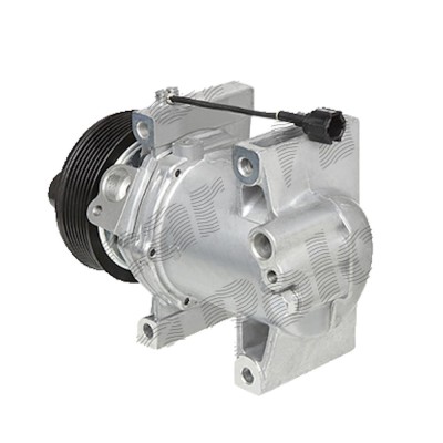 Compresor aer conditionat Nissan Navara/Frontier, 2005-2016, motorizare 2.5 dci 140kw, diesel, rola curea 110 mm, 7 caneluri, Calsonic tip: CR12S foto