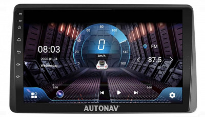 Navigatie Dacia Duster Dupa 2020 AUTONAV Android GPS Dedicata, Model Classic, Memorie 32GB Stocare, 2GB DDR3 RAM, Display 10&amp;quot; Full-Touch, WiFi, 2 x US foto