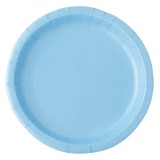 Farfurii Carton, Set 10 Bucăți, Culoare Bleu, Diametru 23cm
