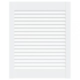 Cumpara ieftin Usa de dulap design lambriu, alb, 61,5x49,4 cm, lemn masiv pin