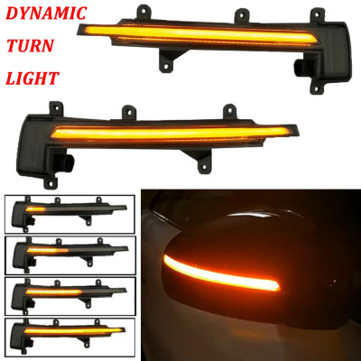 Set de 2 lampi led semnalizare dinamica/progresiva fumurie oglinda Xentech Light Audi A6 si A7 C8 , A8 D5 12V foto