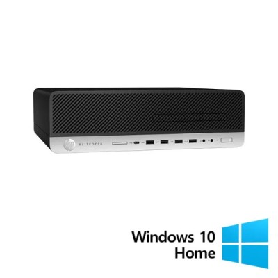 Calculator Refurbished HP ProDesk 800 G4 SFF, Intel Core i5-8500 3.00 - 4.10GHz, 8GB DDR4, 256GB SSD + Windows 10 Home foto