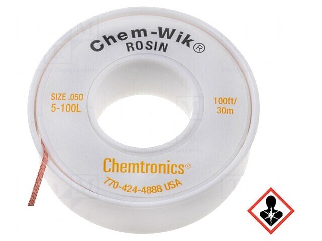 Bandă Dezlipit Fără Halogenuri cu Colofoniu 1.27mm