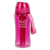 Sticla pentru bauturi cu recipent gheata,plastic,roz,480 ml