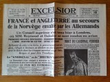 ZIARE VECHI- Excelsior 1940 - al doilea Război mondial.