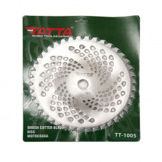 Disc circular vidia pentru motocoasa/trimmer, Tatta, 250x25.4 mm, 40 dinti