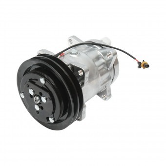Compresor clima A/C pentru Deutz-Fahr cod OEM 04411400, 04437338, 1324240 Breckner Germany foto