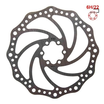 Disc de frana trotineta electrica R6.1 180 mm foto