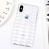 Toc TPU Square 3D Diamond Apple iPhone X / XS CLEAR