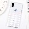 Toc TPU Square 3D Diamond Apple iPhone X / XS CLEAR