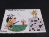 Set 4 Cărți Poștale Vintage Barberousse &ndash; &quot;Plăceri&quot; cu Integrame, Ilustrații Umoristice, Colecție Ani &#039;70!, Necirculata, Printata
