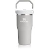 Stanley IceFlow&trade; Flip Straw Tumbler sticlă inoxidabilă pentru apă Ash 600 ml