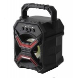 Boxa portabila elSales ELS-V301 cu Bluetooth , USB , Card , lumina LED , FM Radio , negru