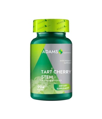 Tart Cherry Stem Cozi de Cirese 500 miligrame 90 capsule Adams Vision foto
