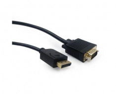 Cablu Gembird Displayport (M) la VGA (M) 1.8m foto