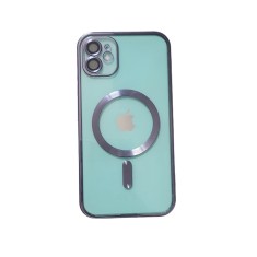 Huse silicon cu incarcare magetica wireless pentru Iphone 11 Mov