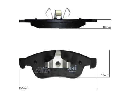 Placute frana punte fata S70-0270 SRline Polonia pentru Dacia Dokker, Lodgy, Duster 2010- 4X4 RENAULT Captur 2013-; Fluence 2010-; Megane 3 2008-2016 foto