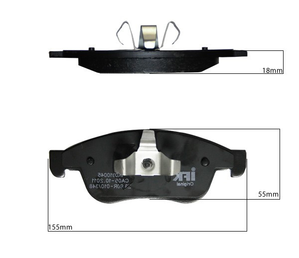 Placute frana punte fata S70-0270 SRline Polonia pentru Dacia Dokker, Lodgy, Duster 2010- 4X4 RENAULT Captur 2013-; Fluence 2010-; Megane 3 2008-2016