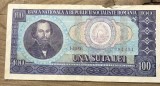 (BNK A) Romania bancnota 100 lei 1966