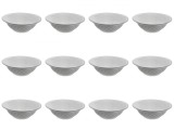 Set boluri, 12 piese, 1.65 L, Portelan, Alb model