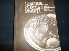 ALIMENTATIA RATIONALA SI SANATATEA-IULIAN MINCU-ELENA MARINESCU-573 PG A 4- foto