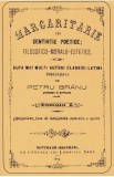 Margaritare sau sentinte poetice: filosofico-moralo-estetice Tomul 1 - Petru Bran