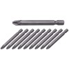 Set 10 Capete Bit PZ2 65mm Universal pentru Masina de Insurubat, Surubelnita Phillips