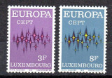 LUXEMBURG 1972, EUROPA CEPT, serie neuzata, MNH, Nestampilat