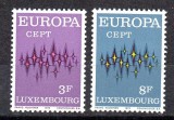 LUXEMBURG 1972, EUROPA CEPT, serie neuzata, MNH, Nestampilat