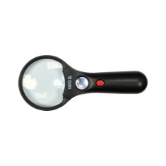 Lupă două lentile 3.5x/45x,iluminare led Yato YT-73845