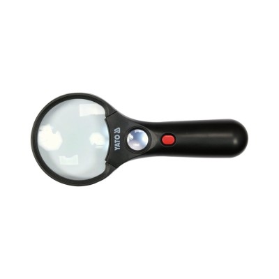 Lupă două lentile 3.5x/45x,iluminare led Yato YT-73845 foto