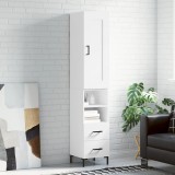 vidaXL Dulap &icirc;nalt, alb, 34,5x34x180 cm, lemn prelucrat