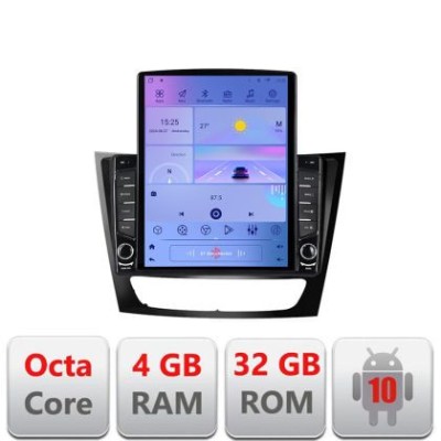 Navigatie Mercedes W211 W219 G-090 ecran tip TESLA 9.7&amp;quot; cu Android Radio Bluetooth Internet GPS WIFI 4+32GB DSP 4G Oct CarStore Technology foto