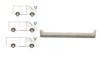Prag Mercedes Sprinter 208-414 01.1995-07.2006 VW LT2 05.1996-12.2005 Dreapta A199016370401 sub usa culisanta lungime 1200mm, tabla de 1.00 mm, Rapid