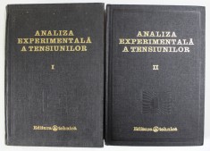 ANALIZA EXPERIMENTALA A TENSIUNILOR , coordonator D.R. MOCANU , VOLUMELE I - II , 1976-1977 foto
