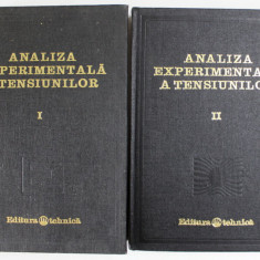 ANALIZA EXPERIMENTALA A TENSIUNILOR , coordonator D.R. MOCANU , VOLUMELE I - II , 1976-1977