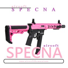 PUSCA SA-FX02 FLEX&trade; SMG HAL ETU-Pink airsoft fara baterie/acumulator