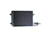 Condensator climatizare VW Caddy/Caddy Life, 03.2006, motor 1.4, 55 kw benzina, cutie manuala, full aluminiu brazat, 580x445x16 mm, cu uscator