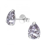 Cercei argint, Para cu cristale Swarovski Smoky Mauve, A4S39463