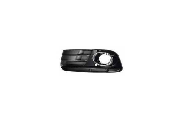 Grila bara fata Audi Q5 (8R), 06.2012-09.2016, Stanga, 8R0807681G, 13X227-1 cu locas pentru proiectoare , cu element cromat