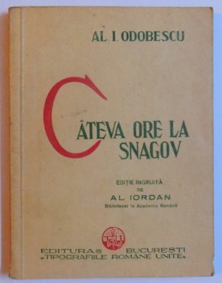 CATEVA ORE LA SNAGOV DE AL. I. ODOBESCU foto